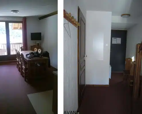Entrée et salon Avant