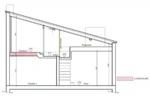 Abaissement du plancher coupe travaux