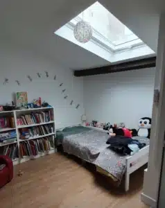 Chambre après travaux d'abaissement