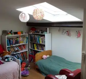 Chambre avant travaux d'abaissement