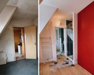 Rénovation Chambre avant / après