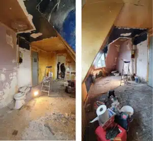 Chantier après démolition
