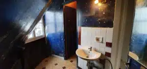 Rénovation Studio : Salle de Bains avant travaux