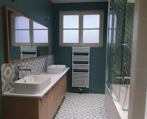 Salle de bain rénovée
