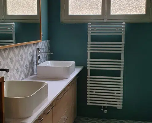 Salle de bain rénovée
