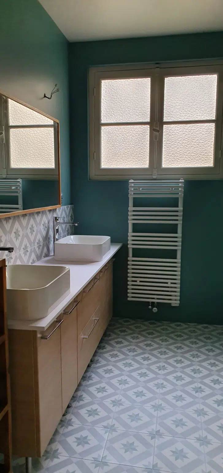 Salle de bain rénovée