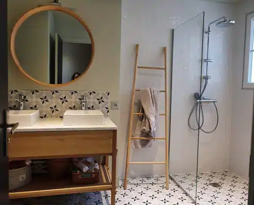 Salle de bain rénovée