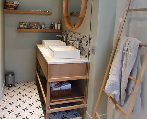 Salle de bain rénovée