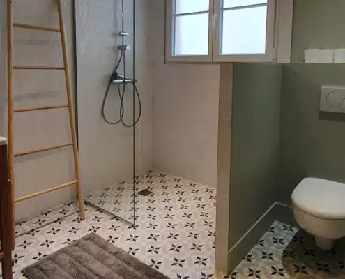 Salle de bain rénovée