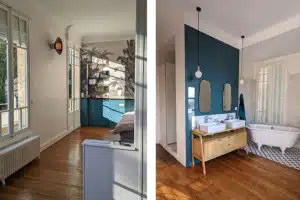 Suite parentale peinture parquet