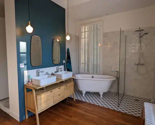 Création bains dressing couleurs