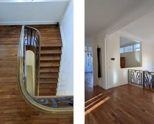 Escalier garde corps rénovation