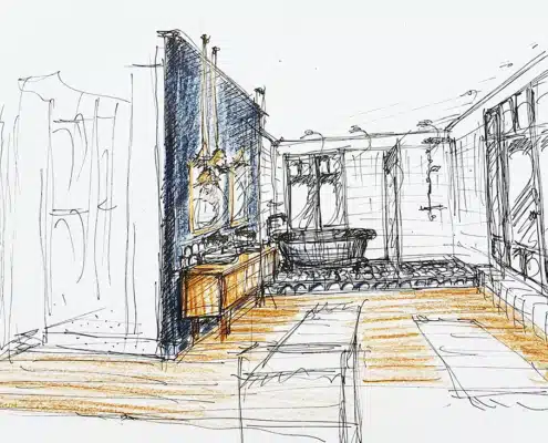 Croquis-bains 1