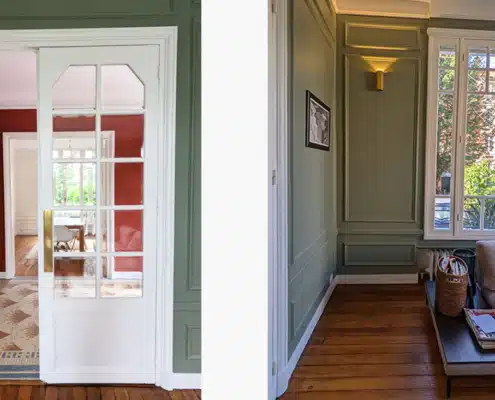 Salon parquet couleur