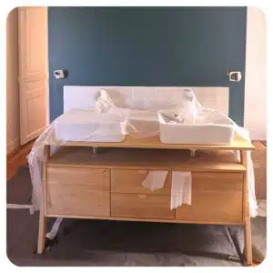 Lavabos, rénovation avant pose