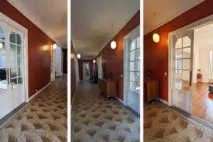 Rénovation d'un sol en mosaïque