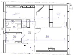 plan appart paris 12 avant travaux