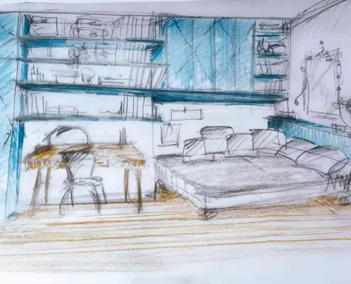 11_croquis_meuble sur mesure_renovation chambre