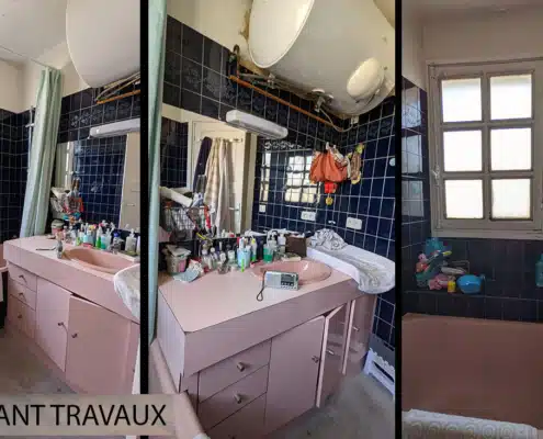 14 bains avant travaux
