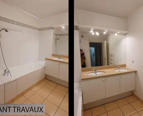 15 bains avant travaux