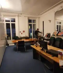 Salle de réunion avant travaux